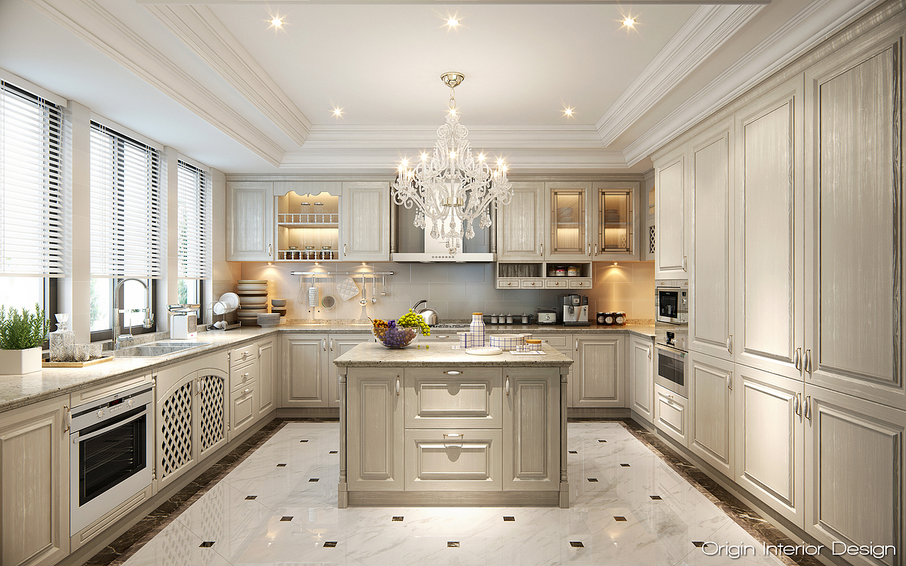 诸暨八方银湖厨房设计效果图（图ZMTYzOTkwMDQ=） - 家装设计 - 站酷设计师otika2046原创素材 - 站酷ZCOOL