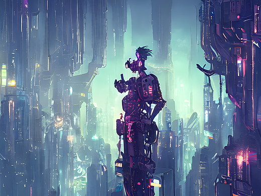 #AI创作实验室#宇宙城市的黑夜里闪烁点点灯光（个人主页-ZNjI5MDg4NDA=） - AI作品 - 站酷设计师兽神牛牛原创素材 - 站酷ZCOOL