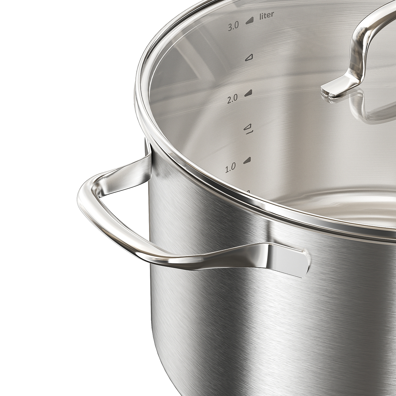 厨具不锈钢锅具渲染（图ZMzIzNTM1MjYw） - 产品 - 站酷设计师小彩旗AC原创素材 - 站酷ZCOOL