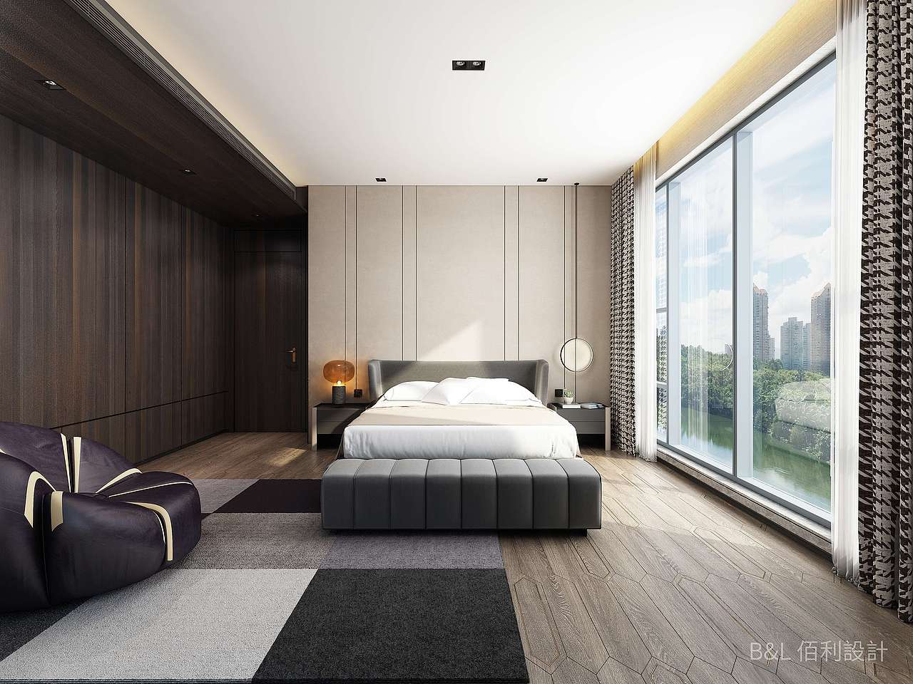 佰利设计｜华侨城天鹅湖300平米，现代轻奢典雅之作（图ZMTg3MzUxODY0） - 家装设计 - 站酷设计师佰利设计原创素材 - 站酷ZCOOL