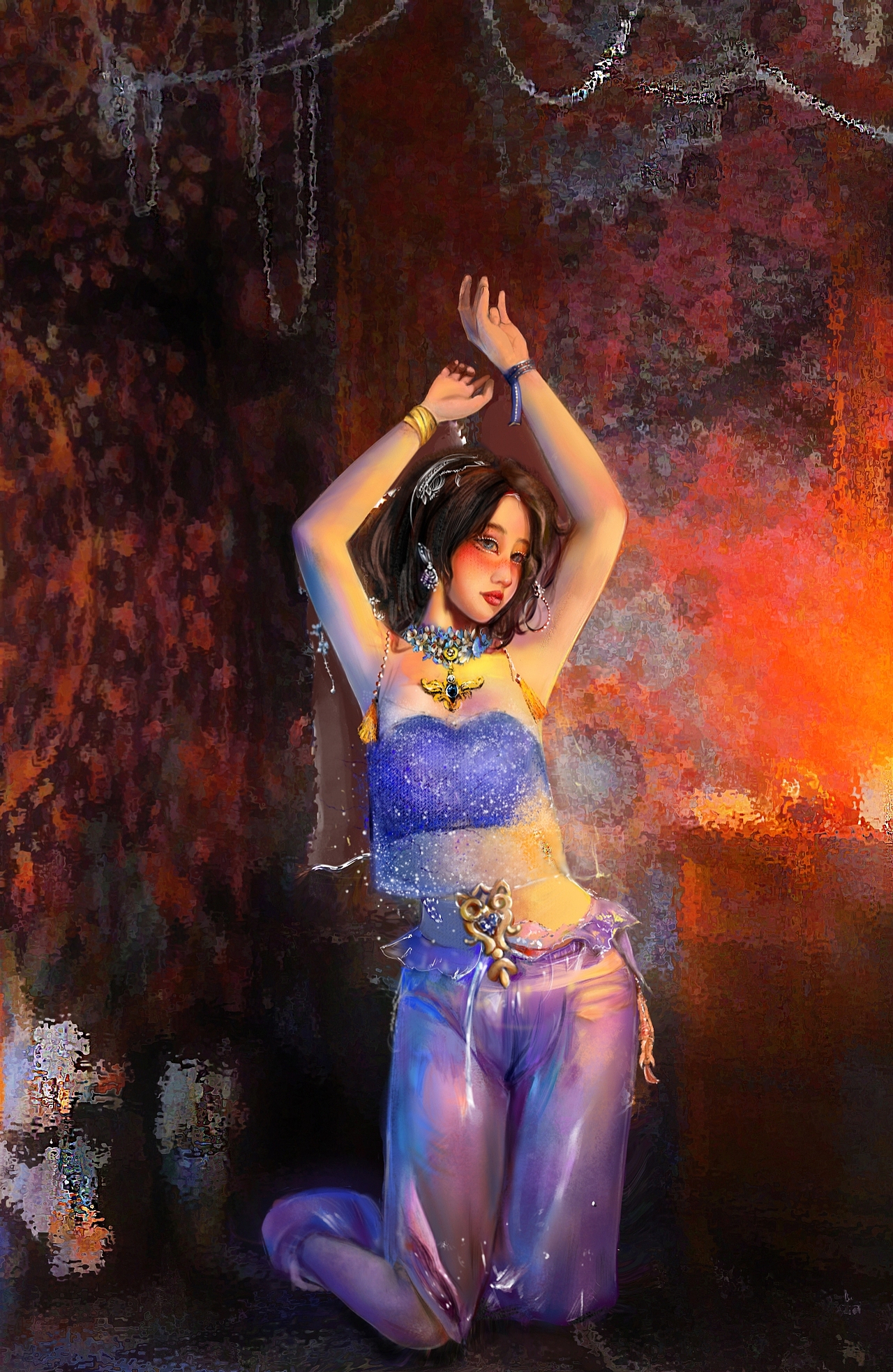 厚涂,伪厚涂,插画,头像