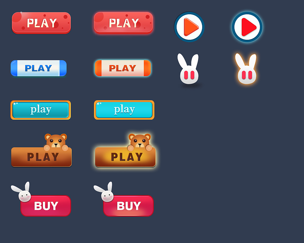 游戏图标练习（图ZMzE0NjQxMTI=） - 图标 - 站酷设计师小小roser原创素材 - 站酷ZCOOL