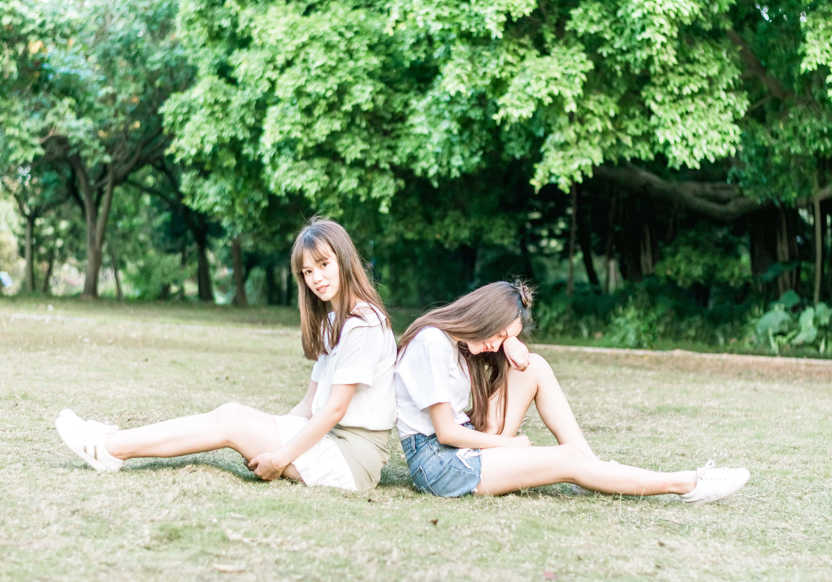 摄于深圳荔香公园 风格:森系小清新闺蜜照