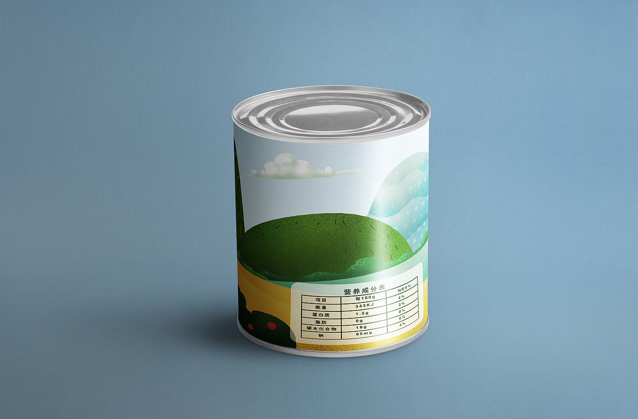 山药罐头包装设计（图ZMTUzMTg3MDQw） - 商业插画 - 站酷设计师爱画画的ACE原创素材 - 站酷ZCOOL