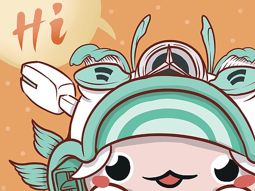 奔驰吉祥物形象ip设计