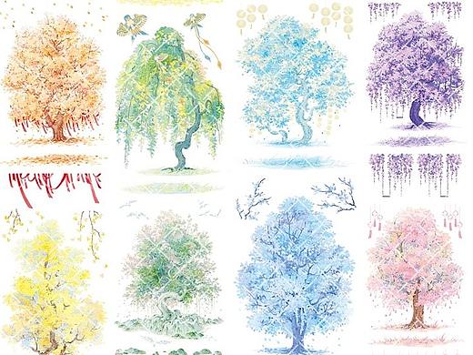 一樹繁華（個人主頁-ZNjI1MTMwMjg=） - 創(chuàng)作習作 - 站酷設計師既明JM原創(chuàng)素材 - 站酷ZCOOL