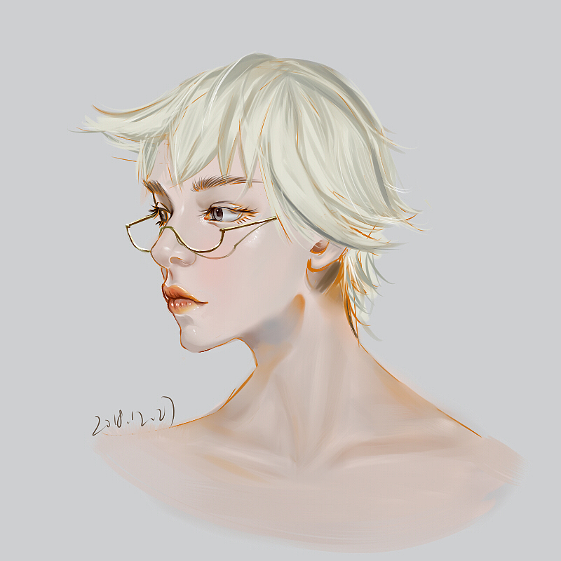 手绘头像练习9p