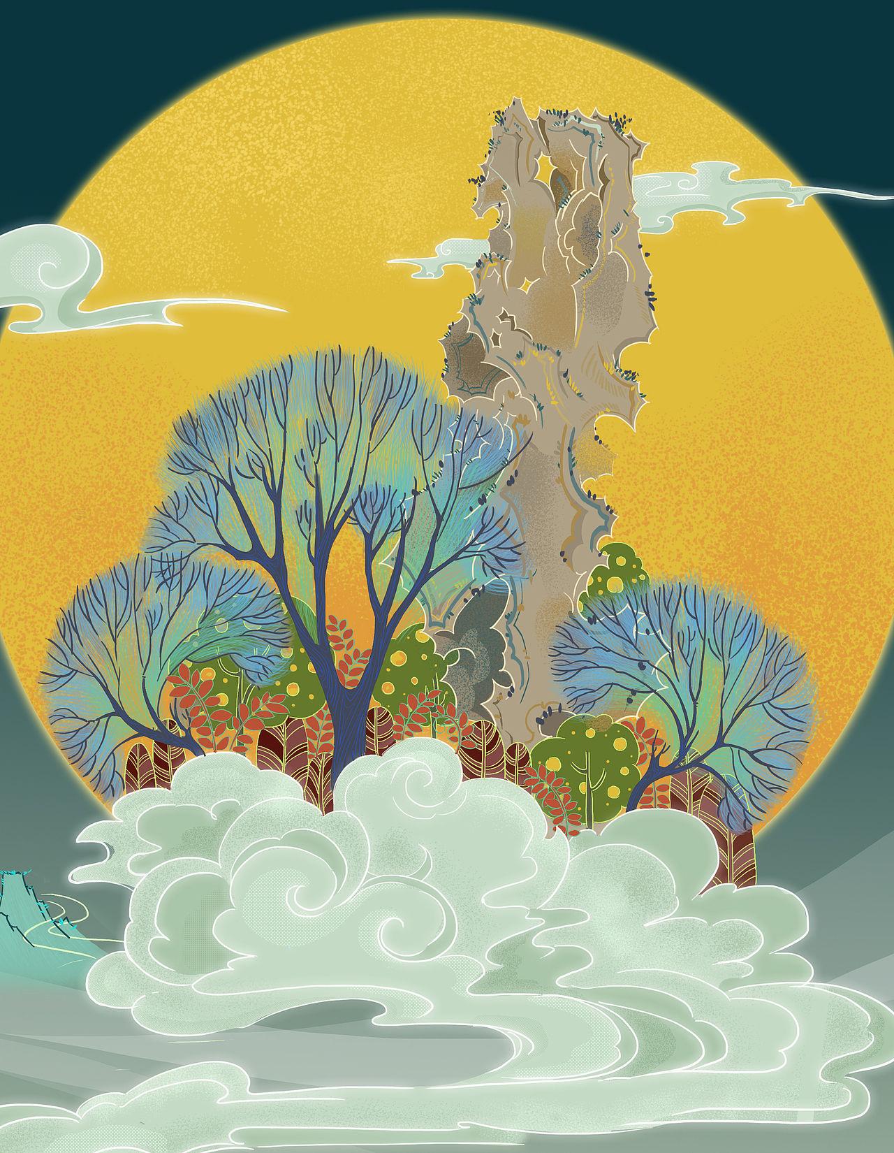 江南好（图ZMTY3MDQwNTI4） - 商业插画 - 站酷设计师文月Ann原创素材 - 站酷ZCOOL