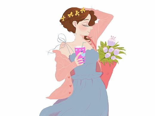 4月绘画集（个人主页-ZNDQ0NDcxNDQ=） - 艺术插画 - 站酷设计师纳兰墨原创素材 - 站酷ZCOOL