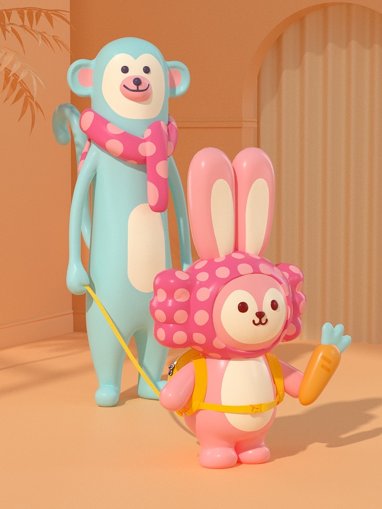 【C4D产品动画】幼童书包