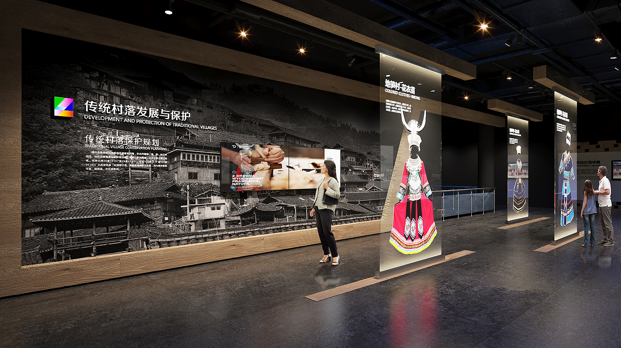 规划馆-靖州苗族侗族自治县规划展览馆（图ZMjQ3OTk5MzIw） - 展陈设计 - 站酷设计师立境设计原创素材 - 站酷ZCOOL