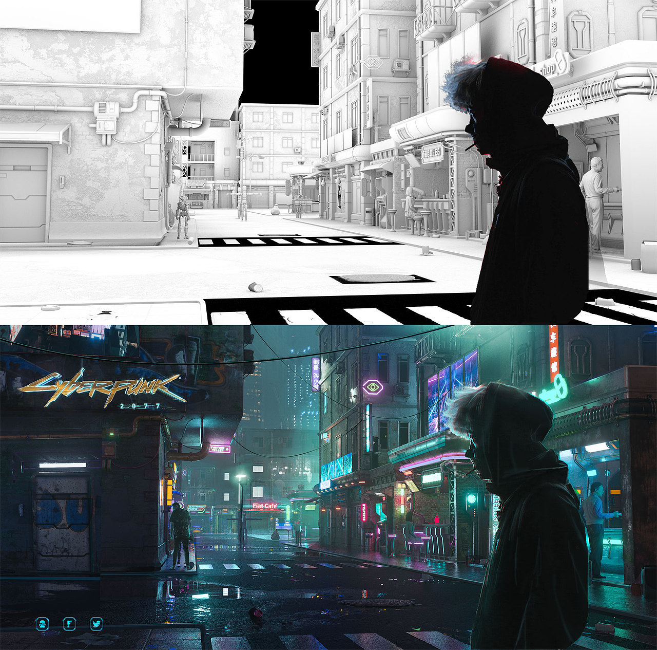 PS+C4D 合成测试小练习  