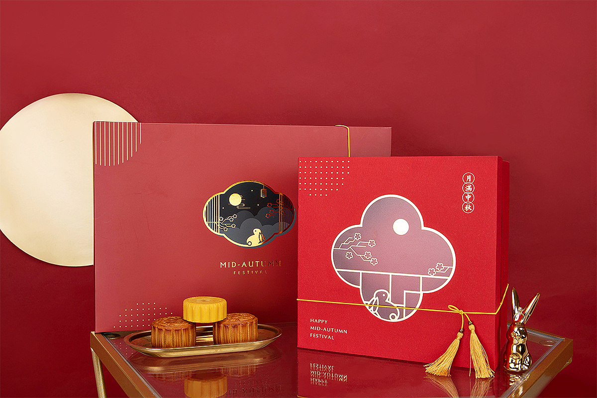 【方森园】中秋月饼盒包装设计——《月满中秋》