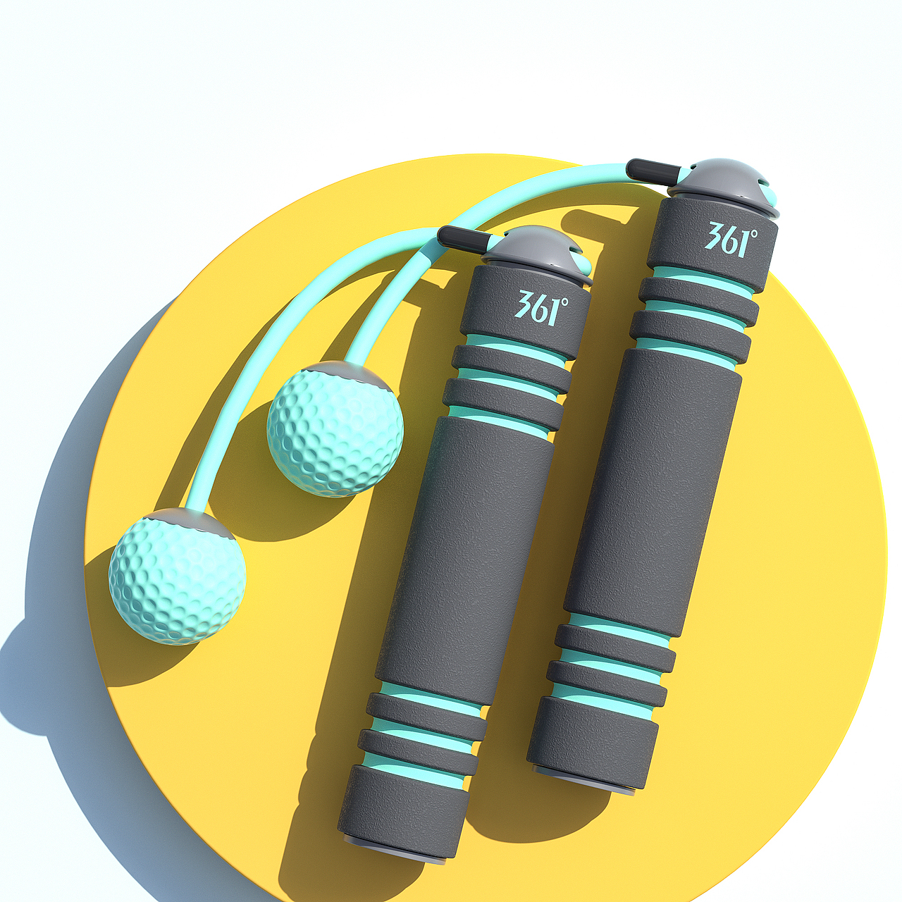 361°跳绳电商产品建模渲染-黑马视觉