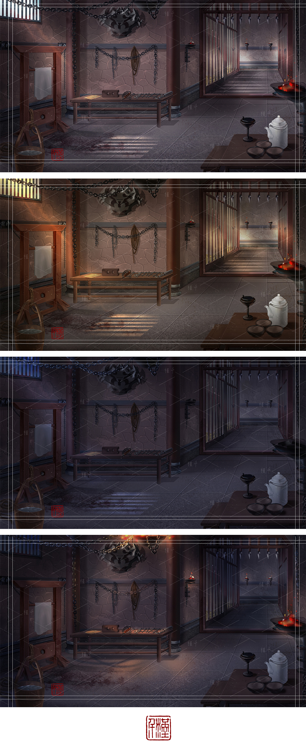 古风宫廷场景（图ZMjM0NDIyODY0） - 商业插画 - 站酷设计师槿千原创素材 - 站酷ZCOOL