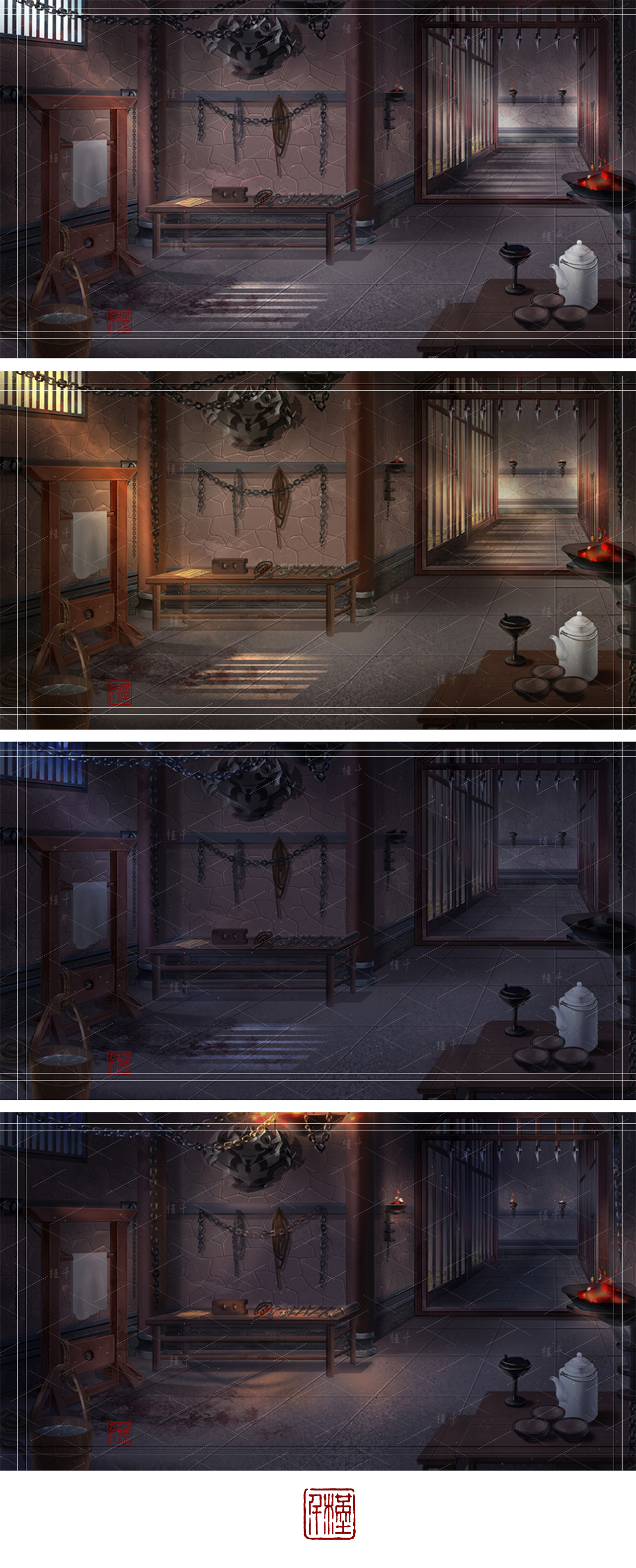 古风宫廷场景|插画|商业插画|槿千 - 原创作品 - 站酷 (zcool)