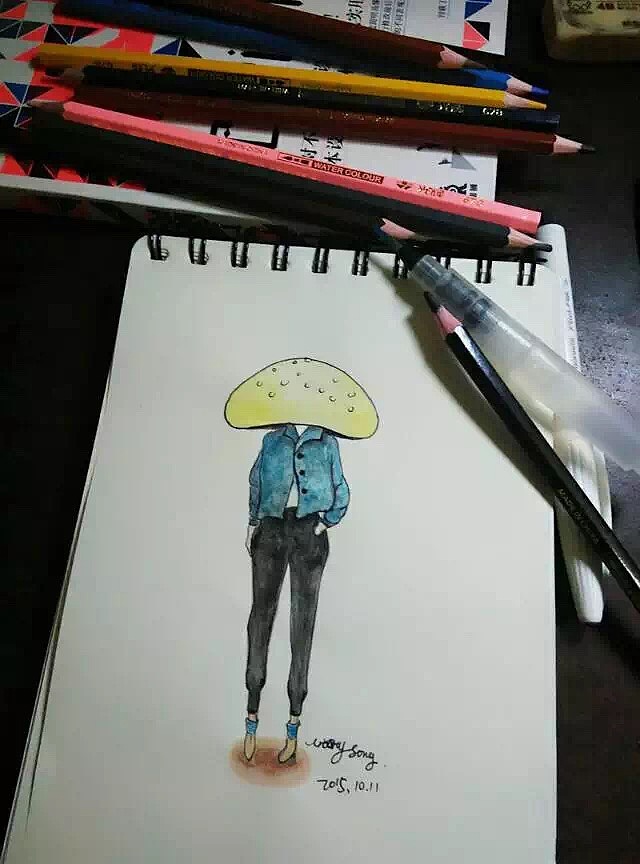 晒本子--生活不止眼前的苟且，还有远方的诗和田野...（图ZNDQ1NTIwODA=） - 创作习作 - 站酷设计师野蔷薇_5原创素材 - 站酷ZCOOL