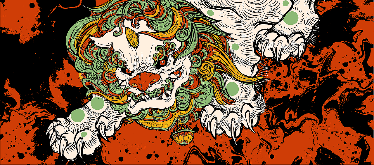 关于中国古代瑞兽的一组原创插画设计广州/插画师/3年前/516浏览森煎