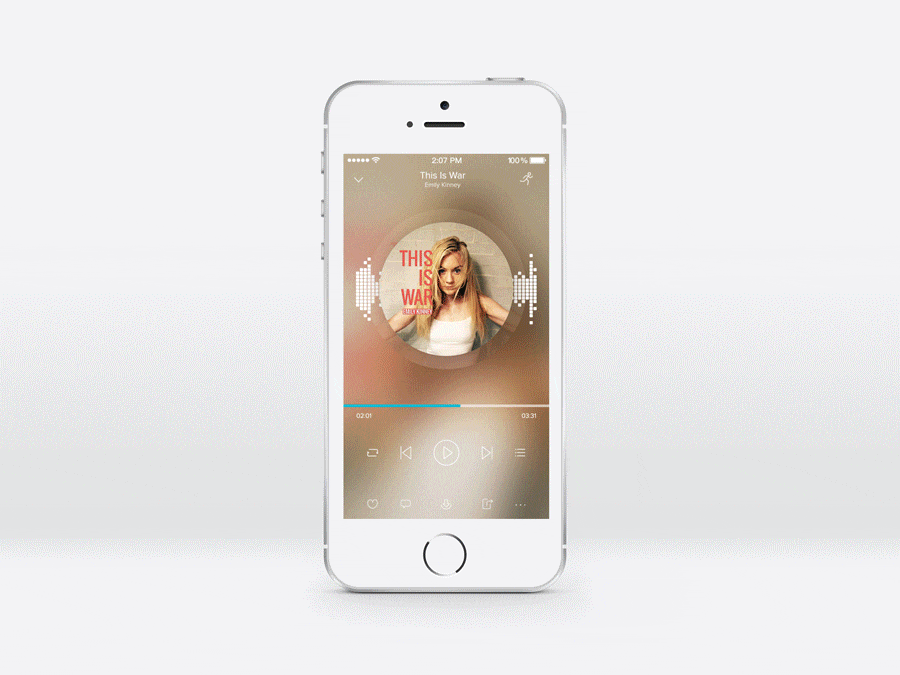 Runtune——跑步音乐应用UI设计(图ZNjA0MTAwNDg=) - APP界面 - 站酷设计师Qinsman原创素材 - 站酷ZCOOL