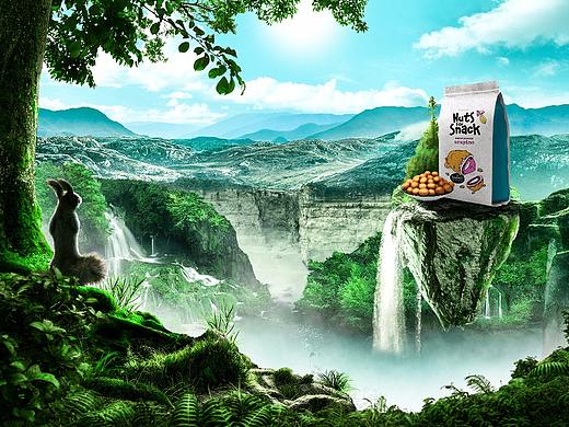 坚果合成海报练习