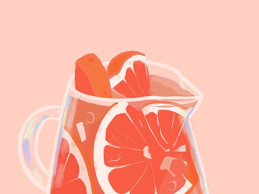 「插画」甜食手机壁纸