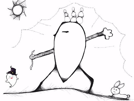 一只萝卜的英雄梦,可惜差一个斗篷!