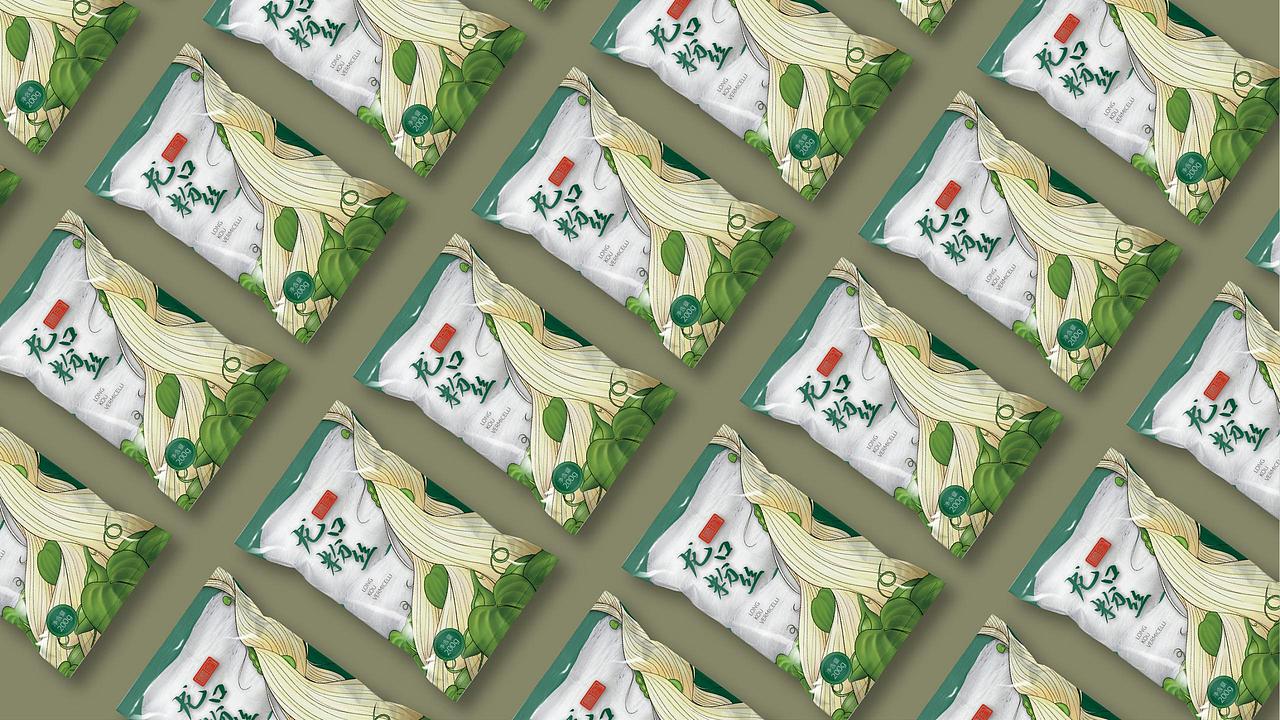 【零度创意】鲁盼龙口粉丝及红薯宽粉包装设计-2