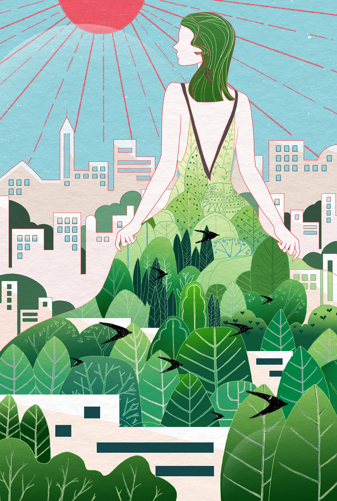 春之色（图ZMjUwODcwMTU2） - 创作习作 - 站酷设计师舒虹原创素材 - 站酷ZCOOL