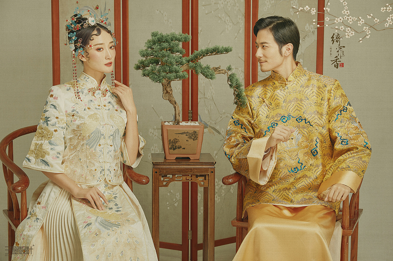 中国风古典婚纱照_中国风婚纱照图片