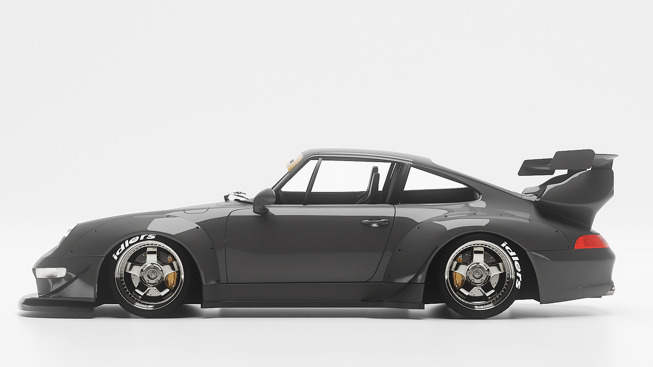 C4D | Porsche 993 RWB BLACK学员作品（图ZMjM2ODc4ODI4） - 机械/交通 - 站酷设计师HYPERSHARE原创素材 - 站酷ZCOOL