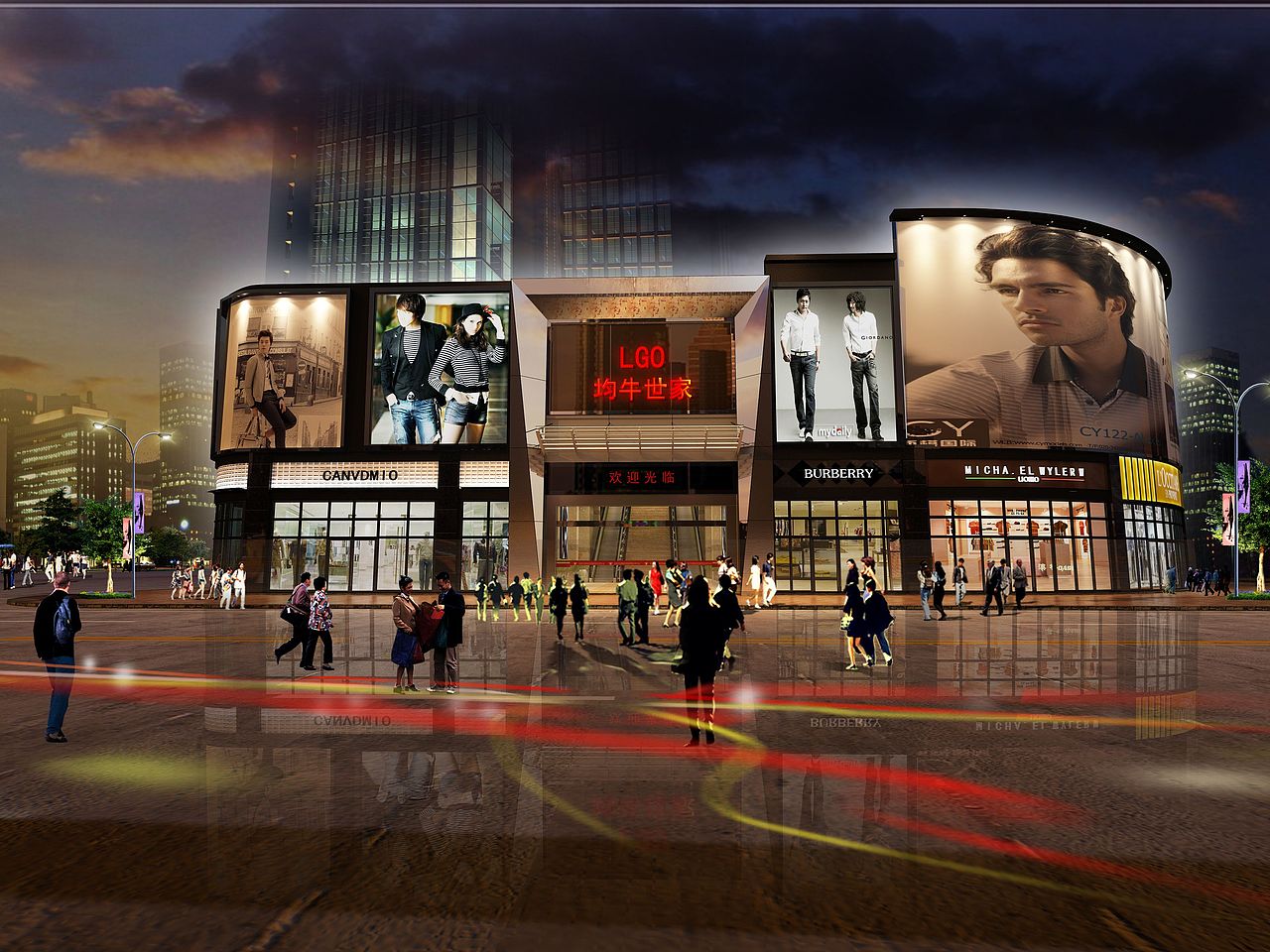 12年设计的服装商场（图ZMzY3OTcxMzI=） - 家装设计 - 站酷设计师yisheng688原创素材 - 站酷ZCOOL