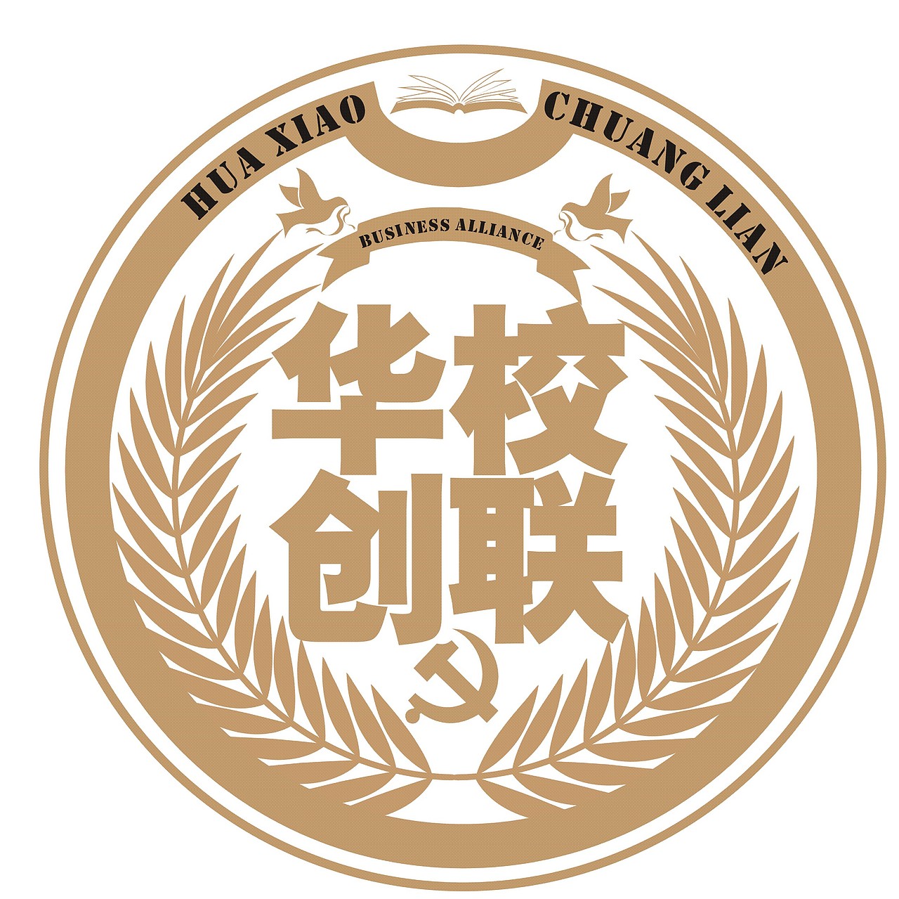 华校创联logo设计(图ZNDg2MTA0OTI=) - Logo - 站酷设计师DAN设计原创素材 - 站酷ZCOOL