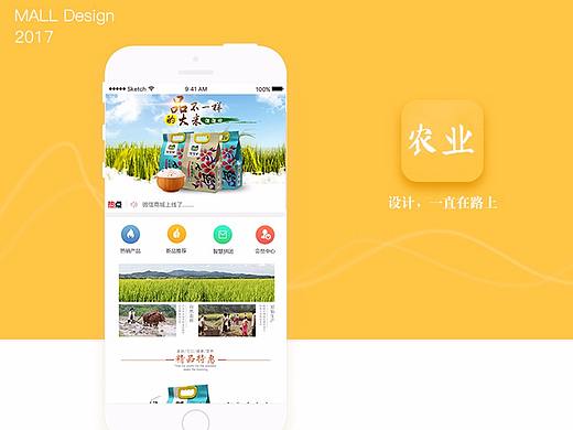 稻米农产品微信商城首页
