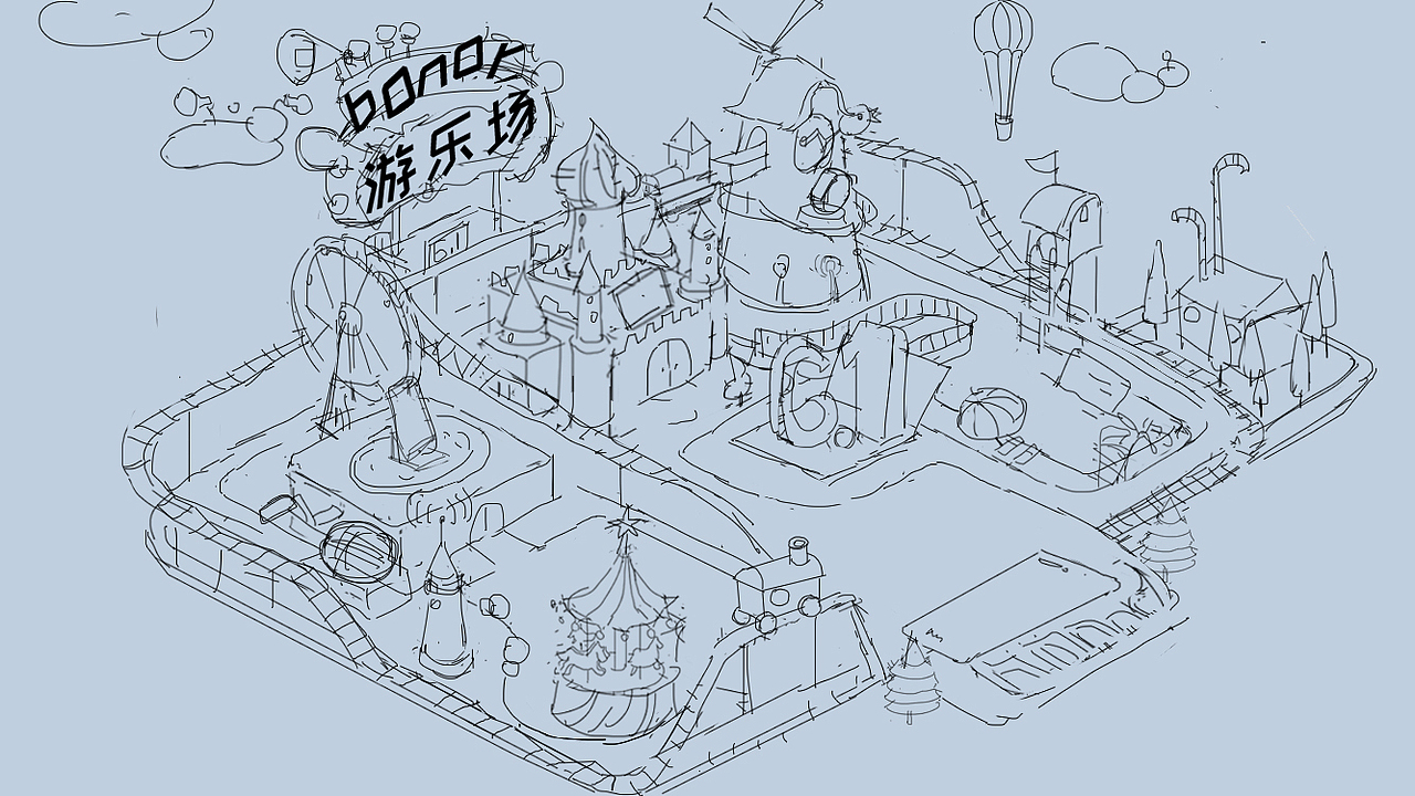 三维海报原画设计