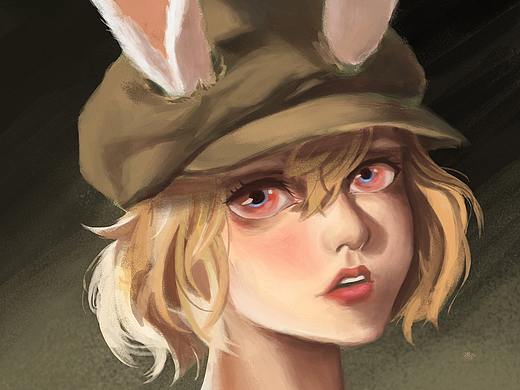 原画临摹_兔儿女性_201911