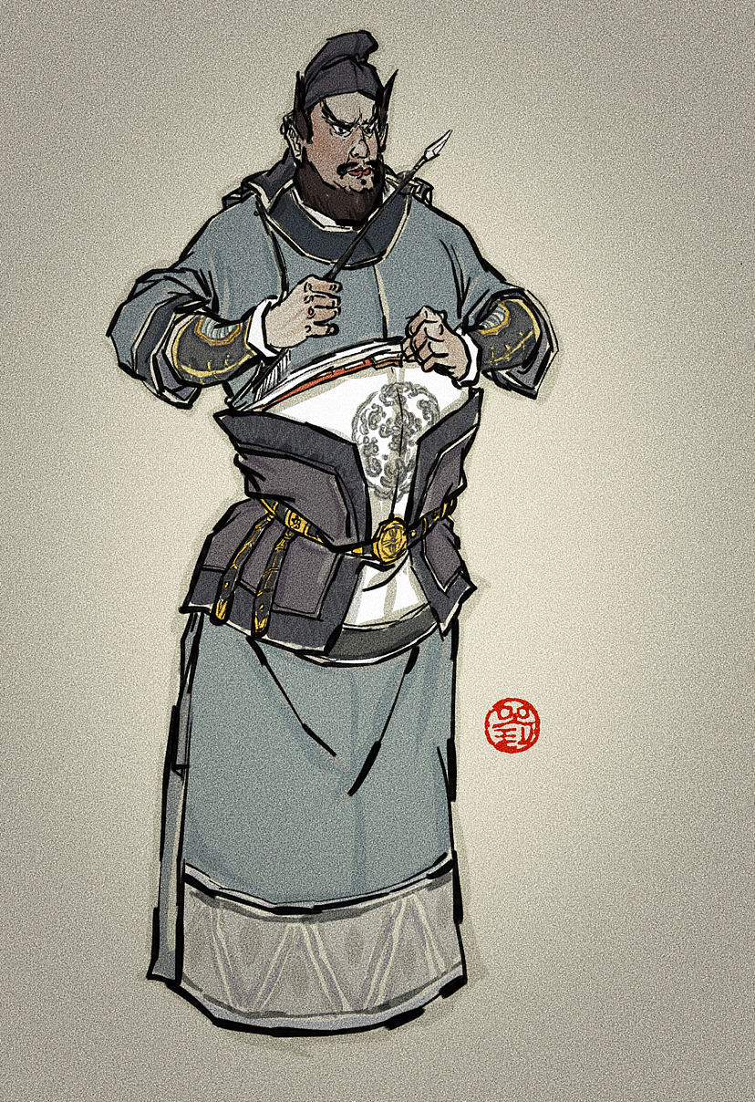 隋唐人物小合集（图ZMzIwNTkyMzI4） - 商业插画 - 站酷设计师中国传统武将绘本原创素材 - 站酷ZCOOL