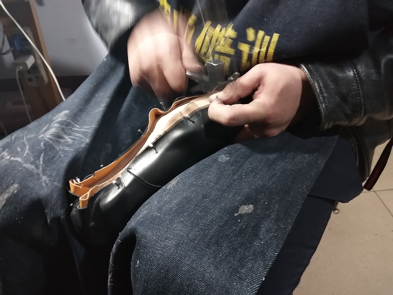 固特异手工鞋蹦帮