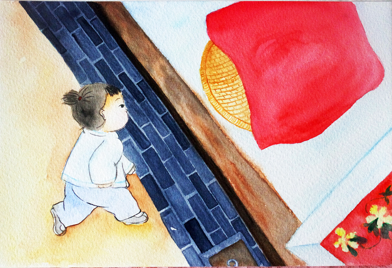 繪本-外婆笸籃里的秘密（圖ZMTAwOTQ1Nzcy） - 繪本 - 站酷設(shè)計師LiuLiu_菓原創(chuàng)素材 - 站酷ZCOOL