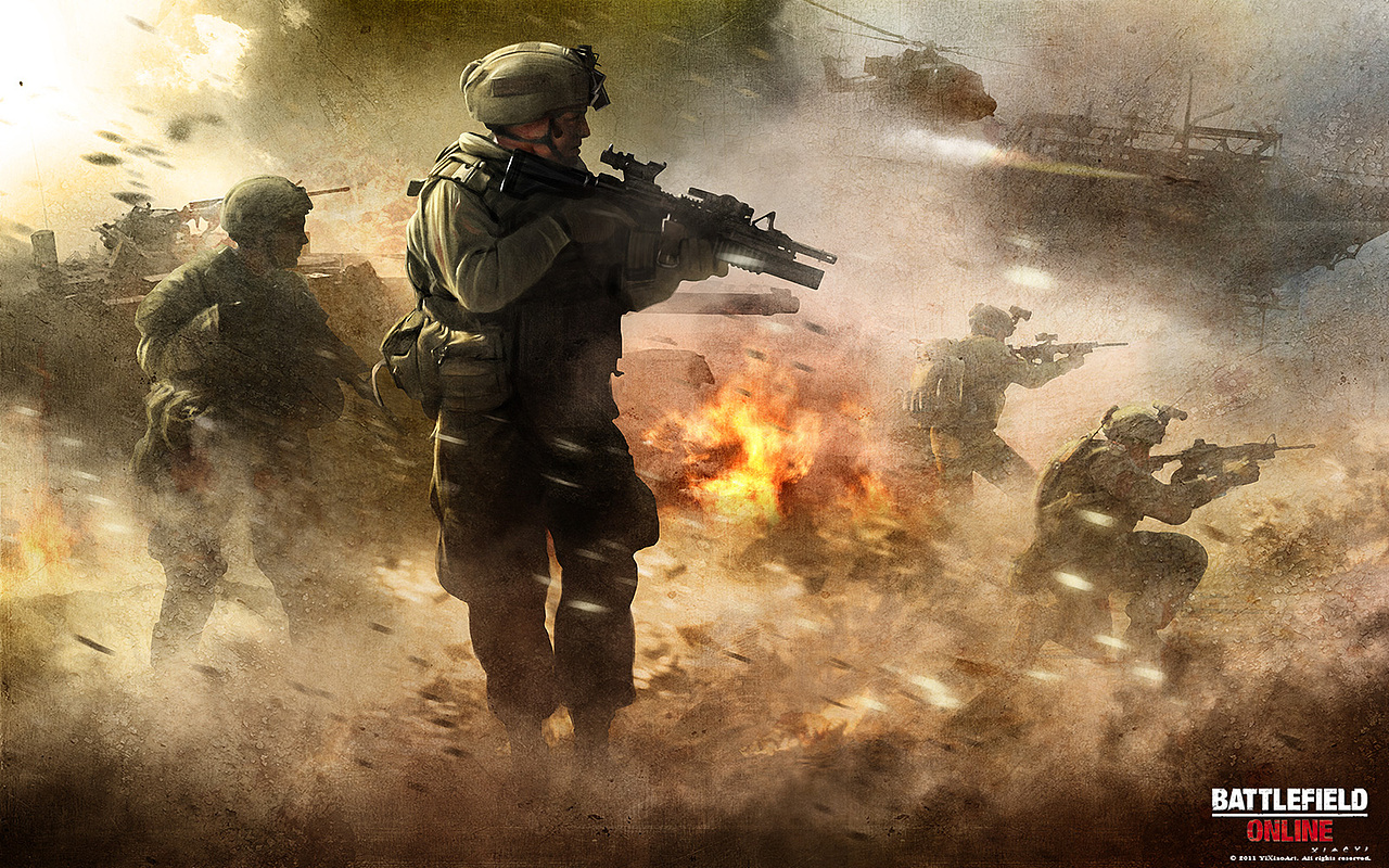 battlefieldonline战地海报