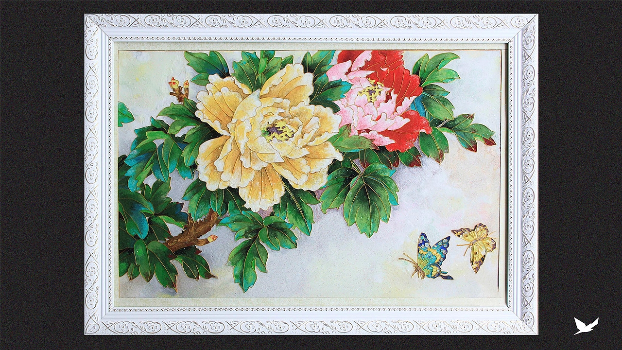 金絲沙畫（含制作過程）（圖ZNzE3NDI4MDg=） - 繪畫 - 站酷設(shè)計師AQing阿青原創(chuàng)素材 - 站酷ZCOOL