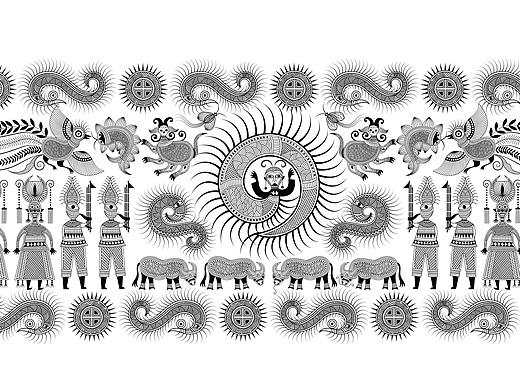 AI蠟染插圖（個人主頁-ZNTc1NTkyMzY=） - 圖案 - 站酷設(shè)計師靈靈子zi原創(chuàng)素材 - 站酷ZCOOL