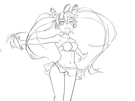 作品体块人体练习