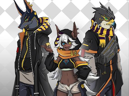 法老三宝（个人主页-ZNTY3NDIxNTY=） - 创作习作 - 站酷设计师sulivan原创素材 - 站酷ZCOOL