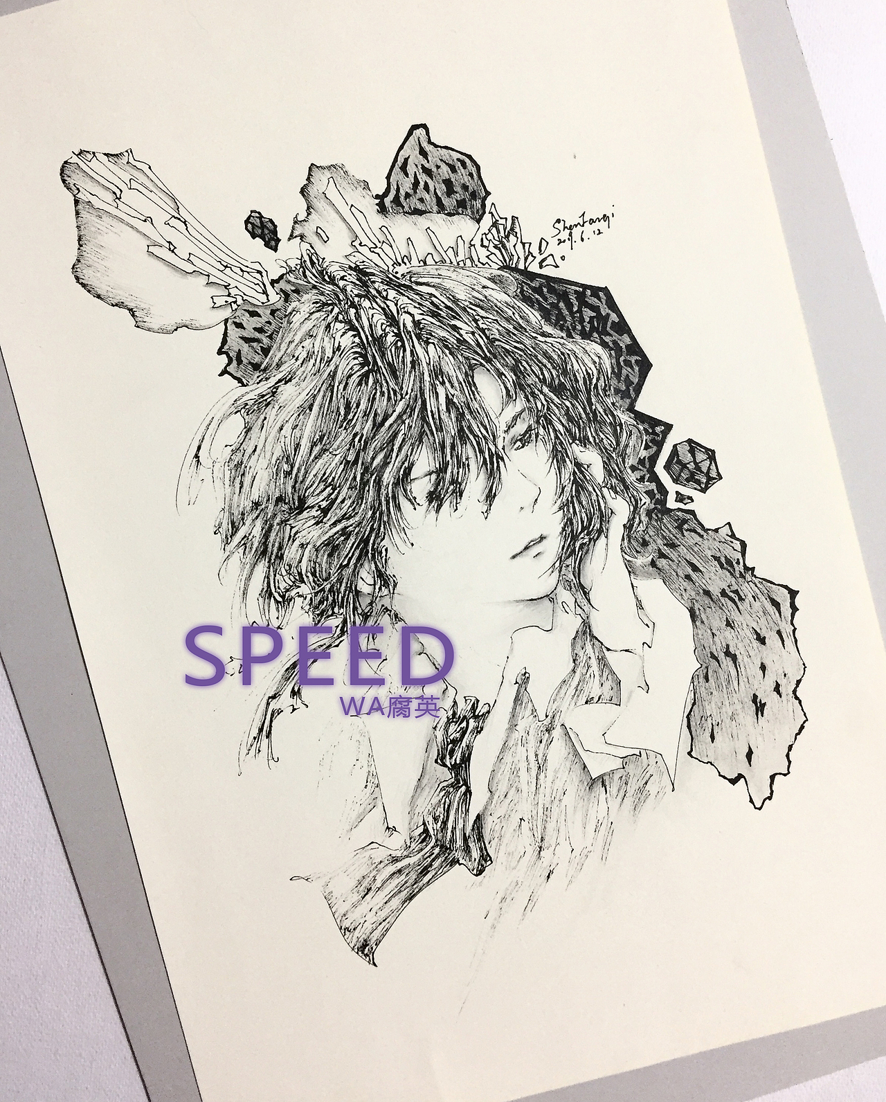 依旧是日常随笔系列 但中间掺杂了张画了一个月的磨蹭