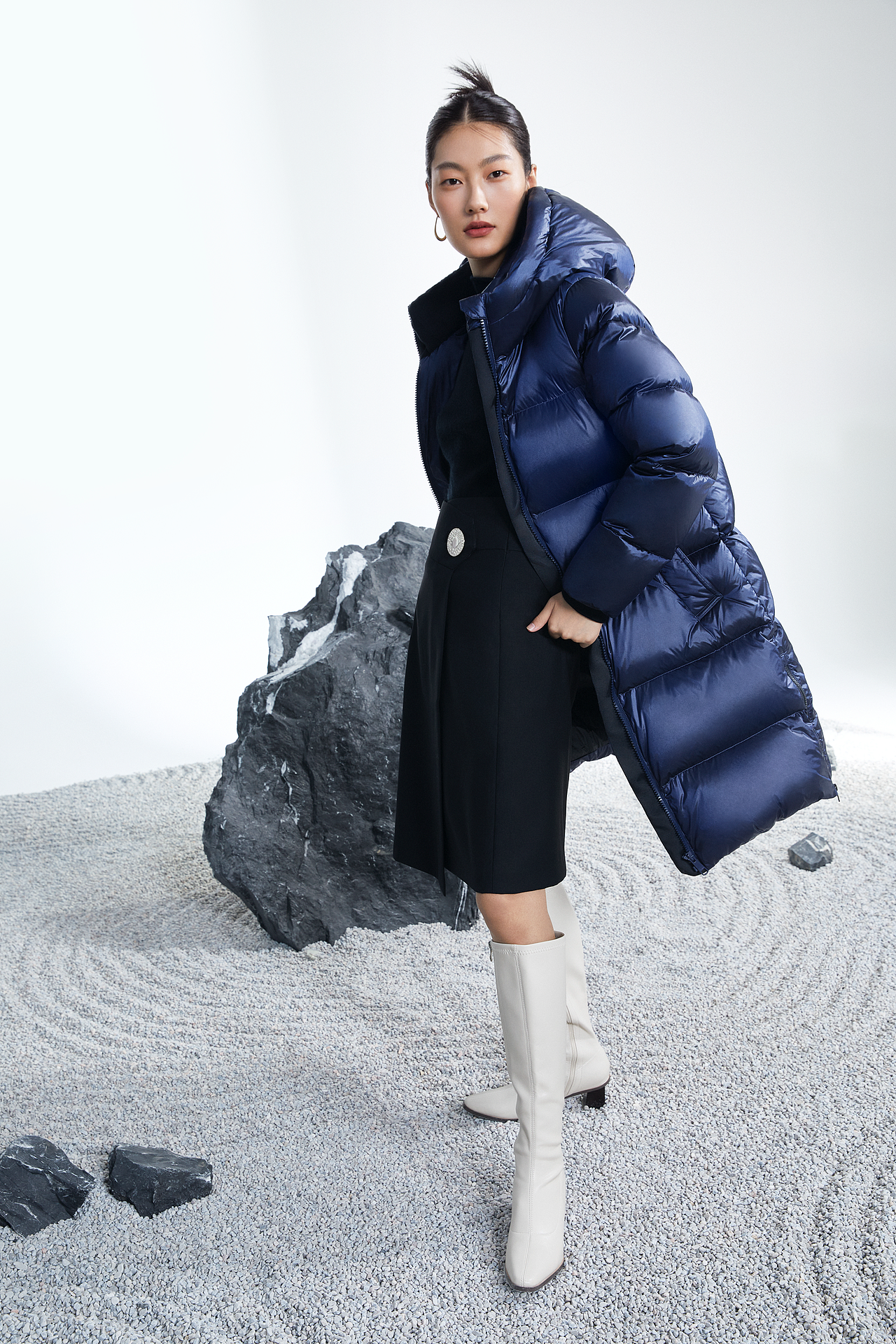 商业摄影泥爪2021aw羽绒服拍摄