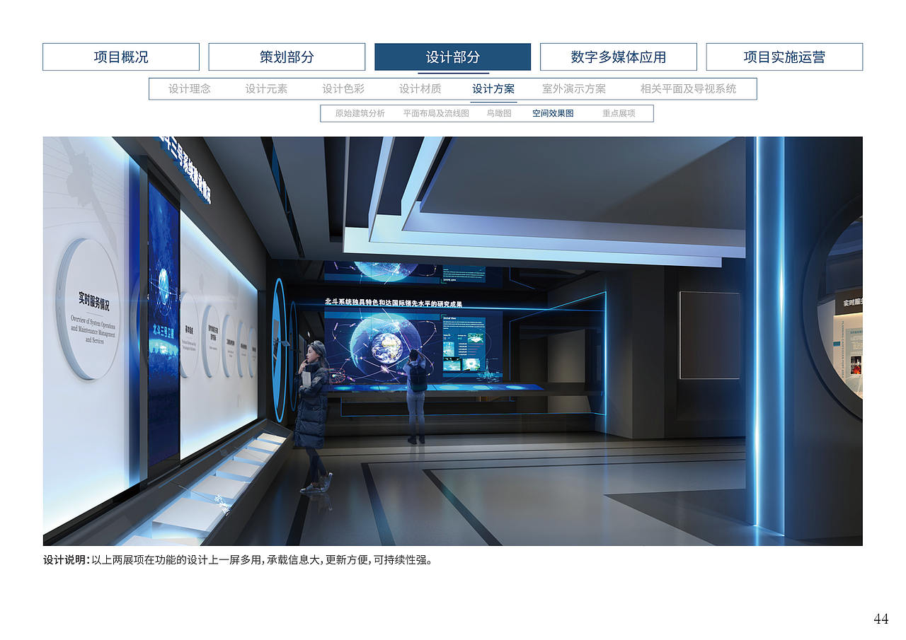 北斗卫星展厅设计方案(图ZMTk3NjUzMzU2) - 展陈设计 - 站酷设计师设计师YESON原创素材 - 站酷ZCOOL
