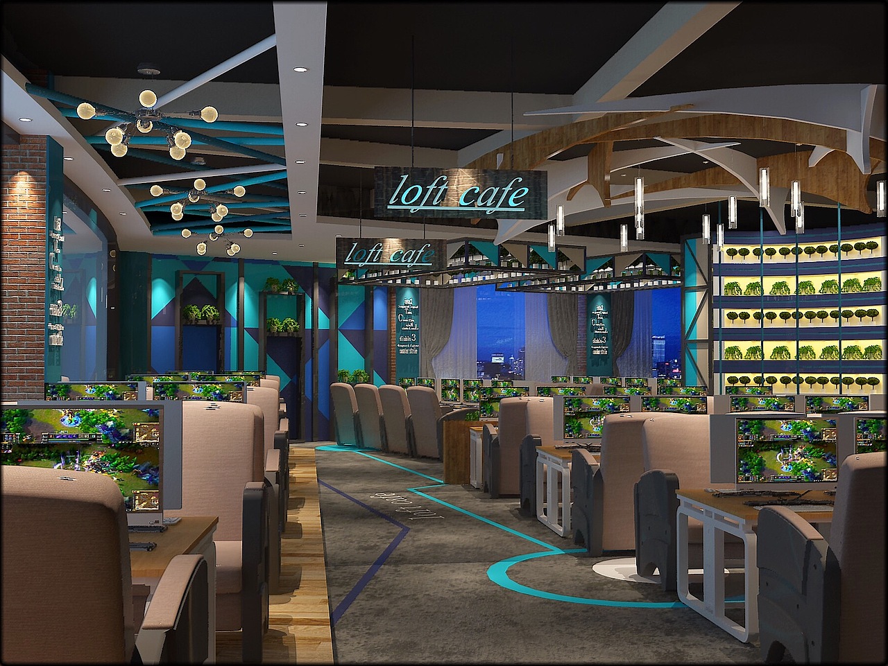 乐特网咖 Loft  Internet Café 全国跨界概念网咖连锁/ 品牌vis视觉设计