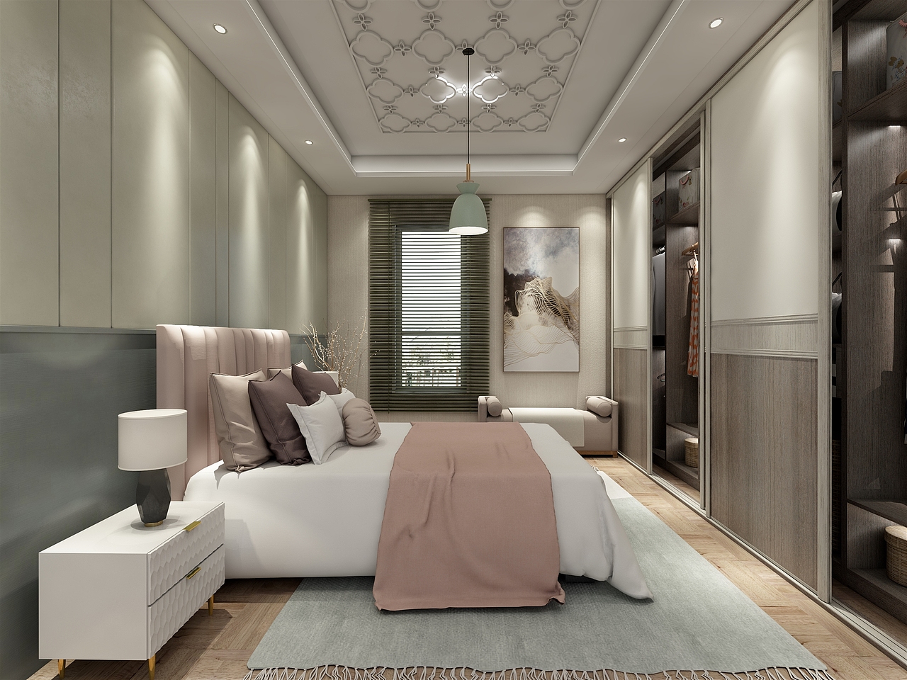 新中式女儿房(绝美中式)