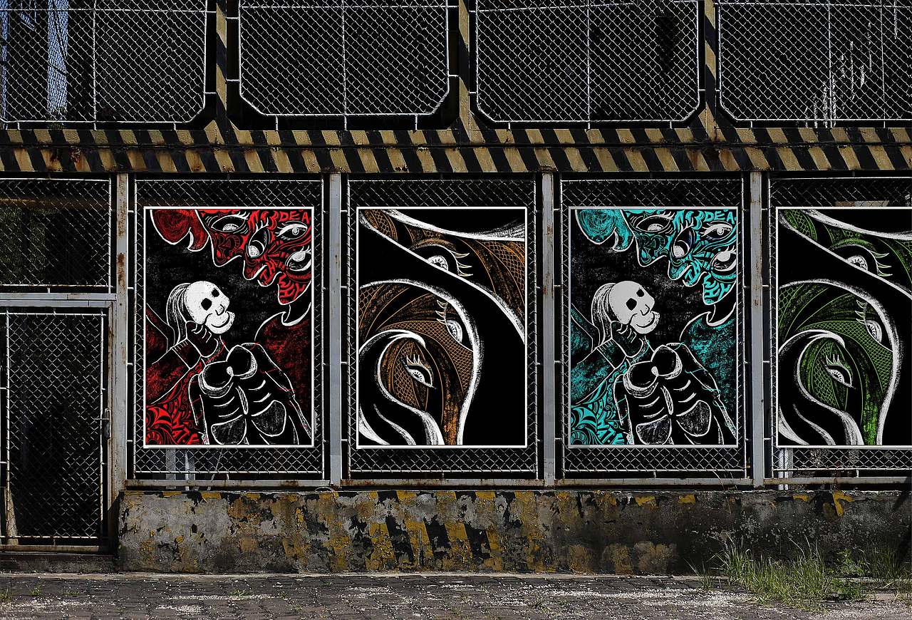 黑的我（图ZMTY2MTIwMjQ4） - 图案 - 站酷设计师臧一猫原创素材 - 站酷ZCOOL