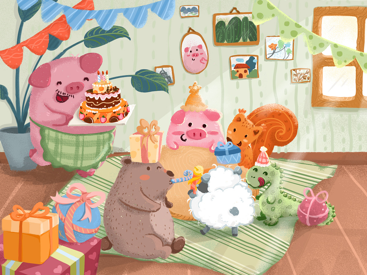 小猪过生日